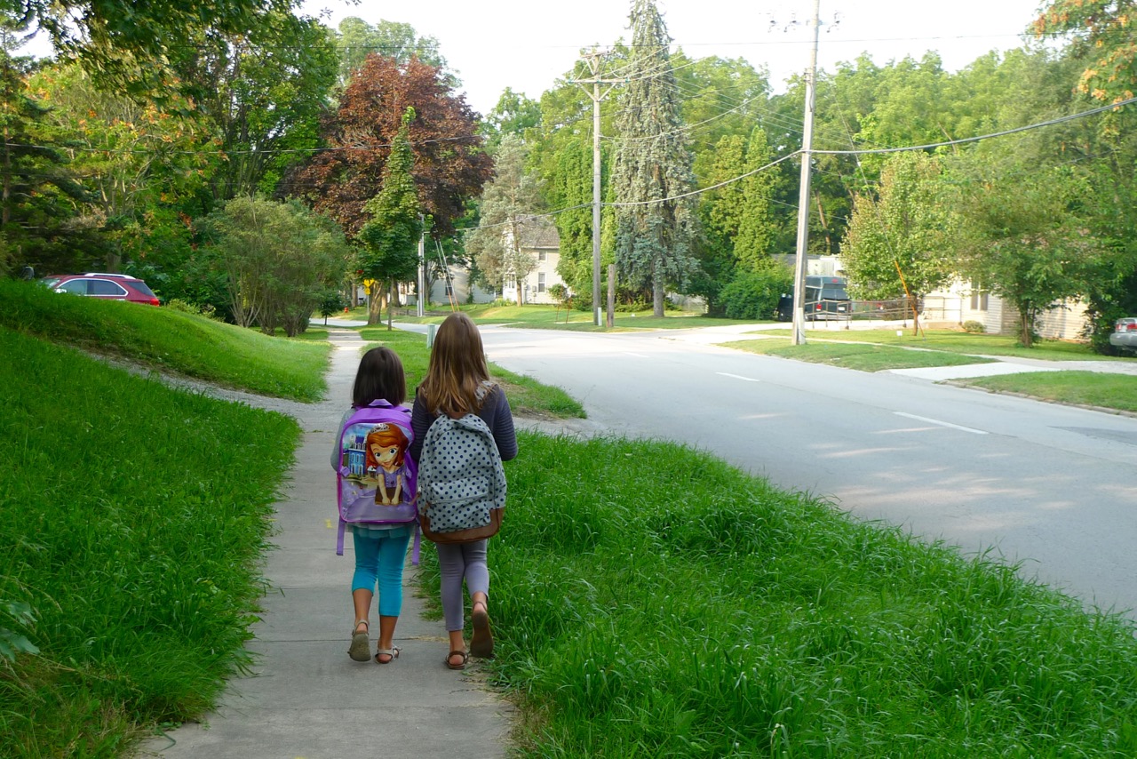 Sur le chemin de l'école